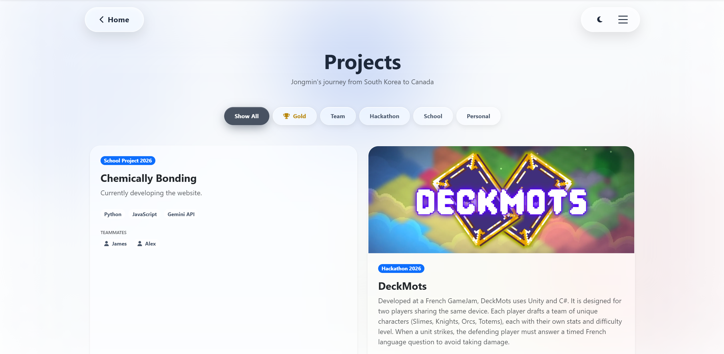 Project screenshot